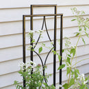 Sunnydaze 2-Piece Chic Diamonds Garden Trellis for Climbing Plants