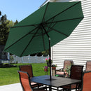 Sunnydaze Aluminum 9' Patio Umbrella with Tilt and Crank