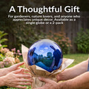 Sunnydaze 10-Inch Outdoor Glass Gazing Globe for Garden
