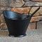 Sunnydaze 5-Gallon Fireplace Ash Bucket with Shovel and Brush - Black