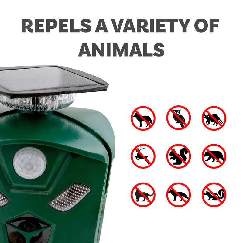 Sunnydaze 360° Solar-Powered Animal Repellent