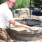 Sunnydaze X-Marks Rectangle Fire Pit Cooking Grill - 40"