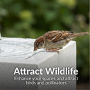 Sunnydaze Rectangle Polystone Outdoor Bubble Fountain