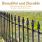 Sunnydaze Roman Garden Border Fence Set