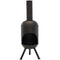 Sunnydaze 5' Outdoor Fire Pit Chiminea - Black