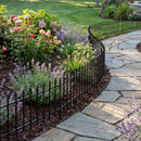 Sunnydaze Roman Garden Border Fence Set