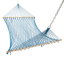Sunnydaze Double Cotton Rope Hammock for Outside - 450 lb Capacity
