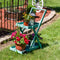 Sunnydaze 2-Tiered Flower Garden Cart - 34” H - Robin Egg Blue