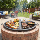 Sunnydaze Round Folding Camping Grill Grate
