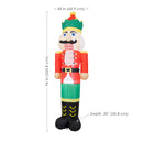 Sunnydaze 8' Nathaniel the Nutcracker Inflatable Christmas Decoration