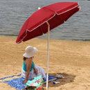 Sunnydaze Steel 5' Beach Umbrella with Tilt Function