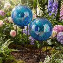 Sunnydaze 10-Inch Solar Glass Gazing Garden Globe