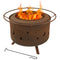 Sunnydaze Cosmic Outdoor Smokeless Fire Pit - 30"