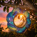 Sunnydaze Mosaic Fly-Through Hanging Bird Feeder