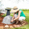 Sunnydaze Low-Profile Artificial Landscape Rock Cover with Stakes