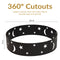 Sunnydaze Portable 36" Outdoor Fire Pit Ring with 360-Degree Cutouts