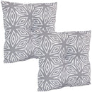 Sunnydaze 19-Inch Tufted Indoor/Outdoor Decorative Throw Pillow Set of 2