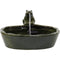 Sunnydaze Ceramic Frog Solar Fountain with Solar Pump and Panel - 7"