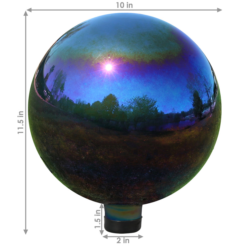 Gazing globe dimension image.