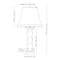 Sunnydaze Stately Shapes Resin Accent Table Lamp Set of 2 - 29" H