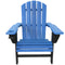 Sunnydaze All-Weather 2-Tone Outdoor Adirondack Chair with Cup Holder