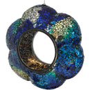 Sunnydaze Fly-Through Mosaic Bird Feeder Set of 6