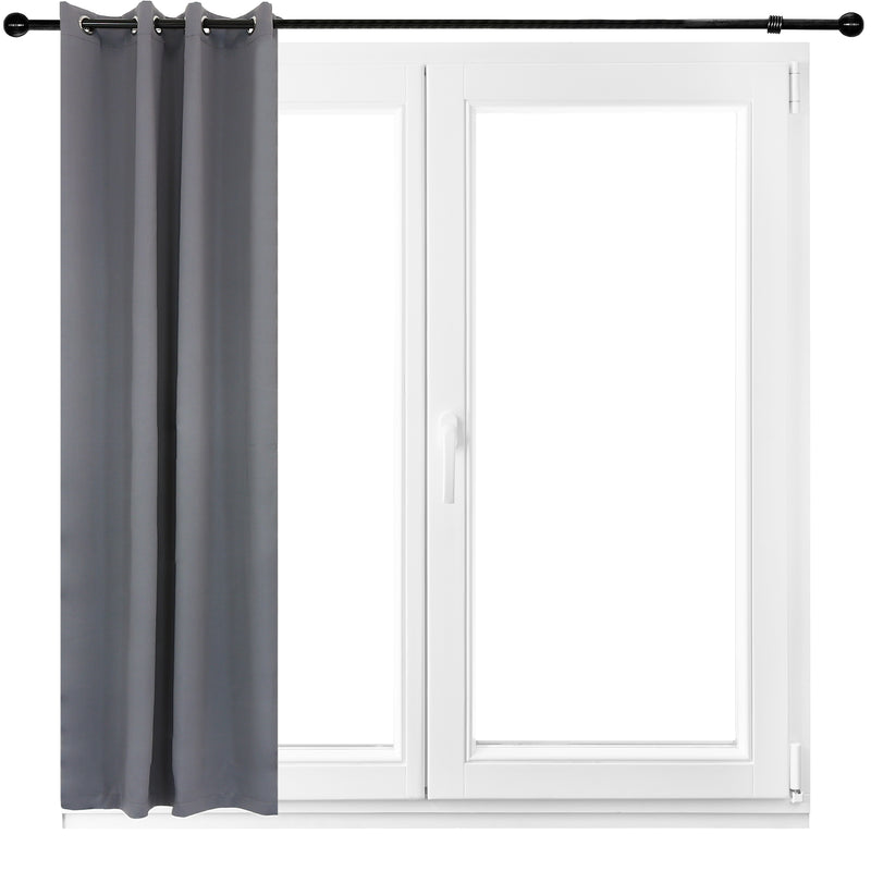 Sunnydaze Indoor/Outdoor Blackout Curtain Panels with Grommet Top - 52 x 107.5 in.