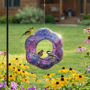 Sunnydaze Fly-Through Mosaic Bird Feeder