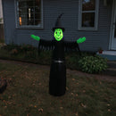 Sunnydaze Wendolyn the Wicked Witch Halloween Inflatable - 5' H