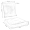 Sunnydaze Deep Seat Cushion Set with Back and Seat Cushion