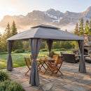 Sunnydaze 10' x13' Gazebo with Screens and Privacy Walls