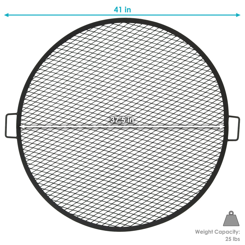 Sunnydaze X-Marks Round Fire Pit Cooking Grate