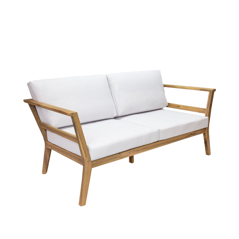 Sunnydaze Bodie 4-Piece Patio Furniture Set - Outdoor Patio Conversation Set
