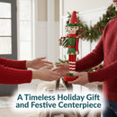 Sunnydaze Small Christmas Nutcracker Statue - Jingles the Elf - 17"