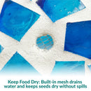 Sunnydaze Mosaic Fly-Through Hanging Bird Feeder