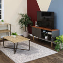 Sunnydaze Mid-Century Modern TV Stand for 55-Inch TV