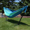 Sunnydaze Brazilian Double Hammock with Stand and Carrying Case