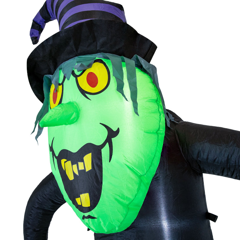 Sunnydaze 8’ Winifred the Wicked Witch Inflatable Halloween Decoration