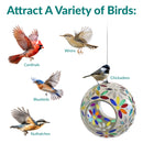 Sunnydaze Mosaic Fly-Through Hanging Bird Feeder