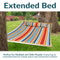 Sunnydaze 2-Person Extra Large Quilted Outdoor Hammock - 77.5" Bed