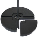 Sunnydaze Cantilever Offset Patio Umbrella Base Plate Weights - Set of 4