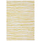 Sunnydaze Abstract Impressions 7x10 Outdoor Patio Area Rug in Golden Fire