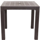 Sunnydaze Brown Outdoor Patio Dining Table - 31" Square