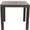 Sunnydaze Brown Outdoor Patio Dining Table - 31" Square