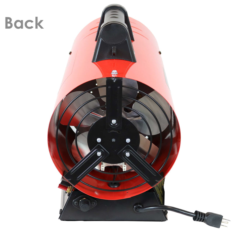 Sunnydaze Red and Black Forced Air Propane Heater