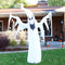 Sunnydaze Diabolical Ghost Inflatable Halloween Decoration - 7'