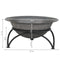 Sunnydaze Wood-Burning Cast Iron Fire Pit Bowl with Stand - 23.5" Diameter