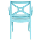 Sunnydaze Tristana Plastic Outdoor Dining Armchair