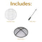 Sunnydaze 30" Cosmic Cooking Fire Pit with Grill Grate & Spark Screen