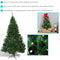 Sunnydaze Pre-Lit Artificial Christmas Tree with Hinged Branches and Stand